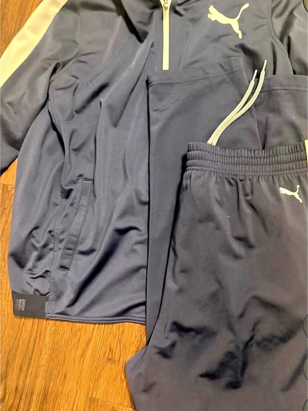 Puma Men's Black Track Set Size XXL Like New